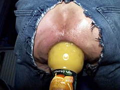 Leie, In den arsch, Flasche, Dildo, Faustfick, Schwul, Deutsch, Hardcore