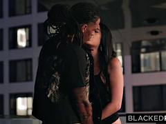 BLACKEDRAW BBC Hungry Baddie Angel Gostosa Begs For His Creampie