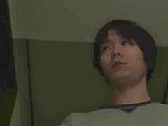 Sperma in gezicht, Vingeren, Harig, Handbeurt, Japaans, Likken, Moeder die ik wil neuken, Moeder