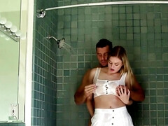 Blondine, Blasen, Lecken, Muschi, Rasiert, Jungendliche (18+)