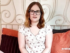 Anal, Linda, Gafas, Masturbación, Solo, Tetas, Juguetes, Vibrador