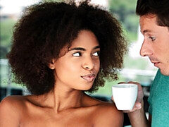 デカ尻, デカパイ, フェラチオ, 茶髪の, バック, オマンコ, ガリガリ, ティーン