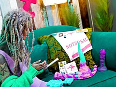 Unboxing porn with energetic Anuskatzz from Dirty Dreaz