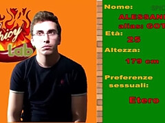 Pijpbeurt, Bruinharig, Stel, Italiaans, Rijpe lesbienne, Naakt, Kut duiken, Zuigen