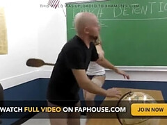Sadomasochismus, Hochschule, Weibliche domination, Hd, Sklave, Hintern versohlen, Lehrer