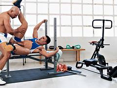 Schwul, Sporthalle, Hd, Latina, Muskel