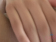 浴室, ビキニ, フェラチオ, 中出し, 足コキ, 彼女, 眼鏡, オッパイの