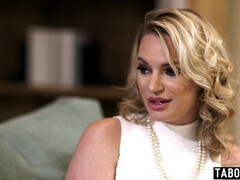 Grosse titten, Blondine, Vollbusig, Schwanz, Milf, Mutti, Monster, Stiefmutter