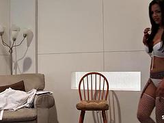 Nymphomaniac MILF Nurse tricked blonde Teen Patient to First Lesbian Sex in Hospital