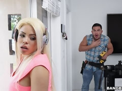 Wohlbeleibte schöne frauen, Grosser arsch, Grosse titten, Blondine, Geschnappt, Hundestellung, Handjob, Milf