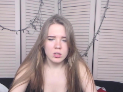 Teen With Nipple Piercing Playing Her Pussy