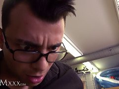 Mooi, Grote mammen, Bruinharig, Oudere vrouw, Hd, Likken, Kut duiken, Slet