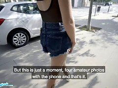 Blonde, Hd, Masturbation, Public, Réalité, Suçant, Adolescente, Nénés