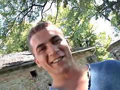 Beauté, Blonde, Sucer une bite, Couple, Partouze, Hard, Plan cul à trois, Nénés