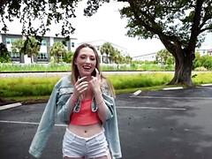 ブロンド, フェラチオ, バス, Hd, 小柄, 公共, 剃毛, ティーン