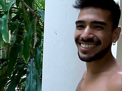 Enthousiasteling, Grote lul, Pijpbeurt, Homo, Harig, Hd, Mexicaans, Trio