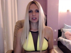 Amateur, Rubia, Europeo, Penetracion con dedos, Sexo soft, Solo, Camara web