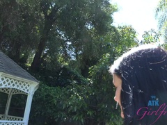 素人, 黒人, 彼女, 毛深い, 小柄, ピアス, ショートヘア, ガリガリ