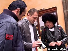 アナル, お尻, フェラチオ, 茶髪の, チェコ, 熟年, オマンコ, 現実