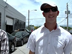 素人, 黒人, フェラチオ, 黒人, ゲイ, 手コキする, 異人種間, 筋肉