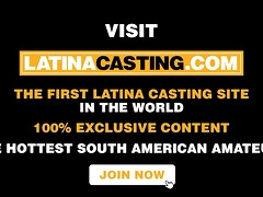 Audition, Bikini, Interracial, Fille latino, Pov, Chevaucher, Rugueux, Adolescente