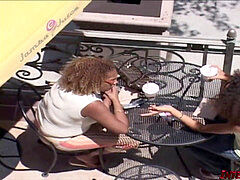 steamy woman Ann tag teamed by two hung black guys