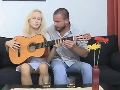 Enthousiasteling, Blond, Pijpbeurt, Tsjechisch, Europees, Hardcore, Tiener