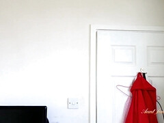 Aunt Judy's XXX - Busty MILF Landlady Nel makes a Naughty Deal with her Broke Tenant - Blowjob