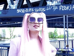 In den arsch, Grosser arsch, Paar, Deutsch, Hardcore, Öffentlich, Realität, Schlaffe titten