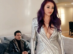 Grosse titten, Blasen, Betrug, Doppelpenetration, Aufs gesicht abspritzen, Würgen, Hardcore, Hd