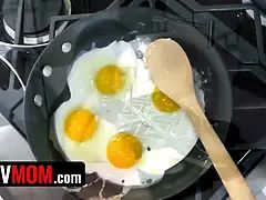 黒人, 兄弟, Hd, ヒール, キッチン, ラティーナ, 淫乱熟女, コキ