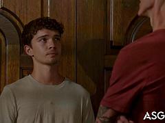 Hoss Kado Jerked Off Under Dinner Table, Then Takes Roommates Dick - Honeyguide Pt 2