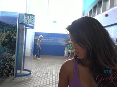 Cul, Brunette brune, Petite amie, Fille latino, Culottes ou slips, Pov, Fumer, Nénés