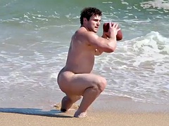 Playa, Verga grande, Corridas, Gay, Pajear, Masturbación, Solo