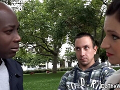 In den arsch, Schwarz, Blasen, Gehörnter ehemann, Spermaladung, Schwarz, Interrassisch, Rau