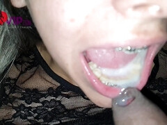 Enthousiasteling, Anaal, Pijpbeurt, Sperma in mond, Hd, Latijnse vrouw, Buiten, Openbaar