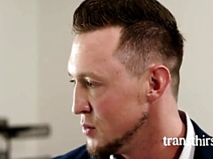 Tetas grandes, Rubia, Mamada, Tetona, Polla, Estilo perrito, Lamidas, Transexual