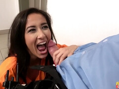 デカパイ, フェラチオ, 女 人男 人, ハンガリー人, なめる, オナニー, オマンコ, 三人