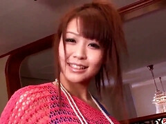 Japanese teen Maika takes on two studs and gets creampied on her face