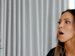 アナル, 舐める尻, ベッドルーム, バイセクシャル, ブロンド, ヒール, メイド, シーメール