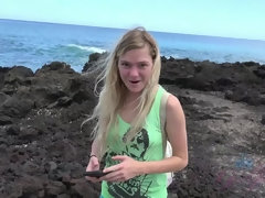 Amateur, Blonde, Petite amie, De plein air, Pov, Public, Rasée, Nénés