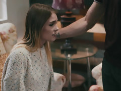 Mamada, Morena, Garganta profunda, Masturbación, Tetas naturales, Coño, Trio, Tetas