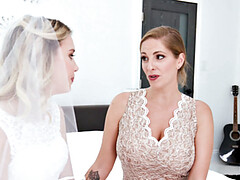 Спальня, Блондинки, Невеста, Платье, Белье, На природе, Киски, Сиськи