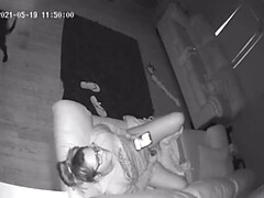 ベビーシッター, 捕まる, 淫乱熟女, オーガズム, オマンコ, スパイ, バイブレーター, のぞき