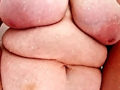 ベッドルーム, 浮気者, お婆さん, 毛深い, 熟年, 乳首, ヌード, オッパイの