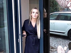 Blonde, Sucer une bite, Tchèque, En levrette, Hd, Argent, Rugueux, Nénés