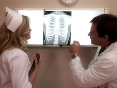 Arsch, Blondine, Blasen, Spermaladung, Masturbation, Krankenschwester, Strümpfe, Jungendliche (18+)