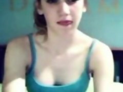 Amateur, Brunette brune, Hd, Masturbation, Solo, Nénés, Webcam