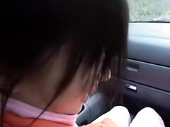 Asiático, Linda, Estilo perrito, Japonés, Natural, Orgasmo, Al aire libre, Coño