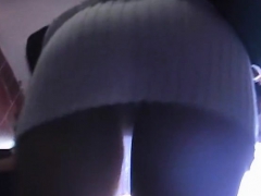 素人, お尻, アウトドア, 現実, スカートのぞき, のぞき